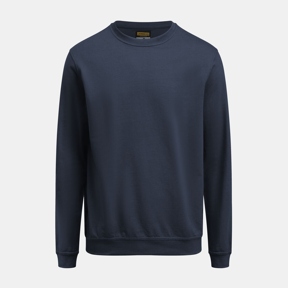 5120 roundneck sweatshirt jobman jo 655120 navy, xxs