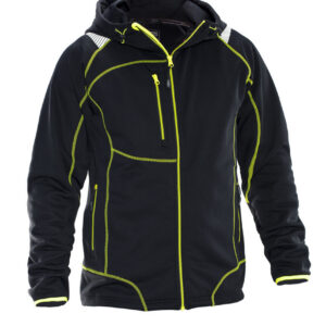 5150 hoodie vision jobman jo 655150 zwart/geel, s