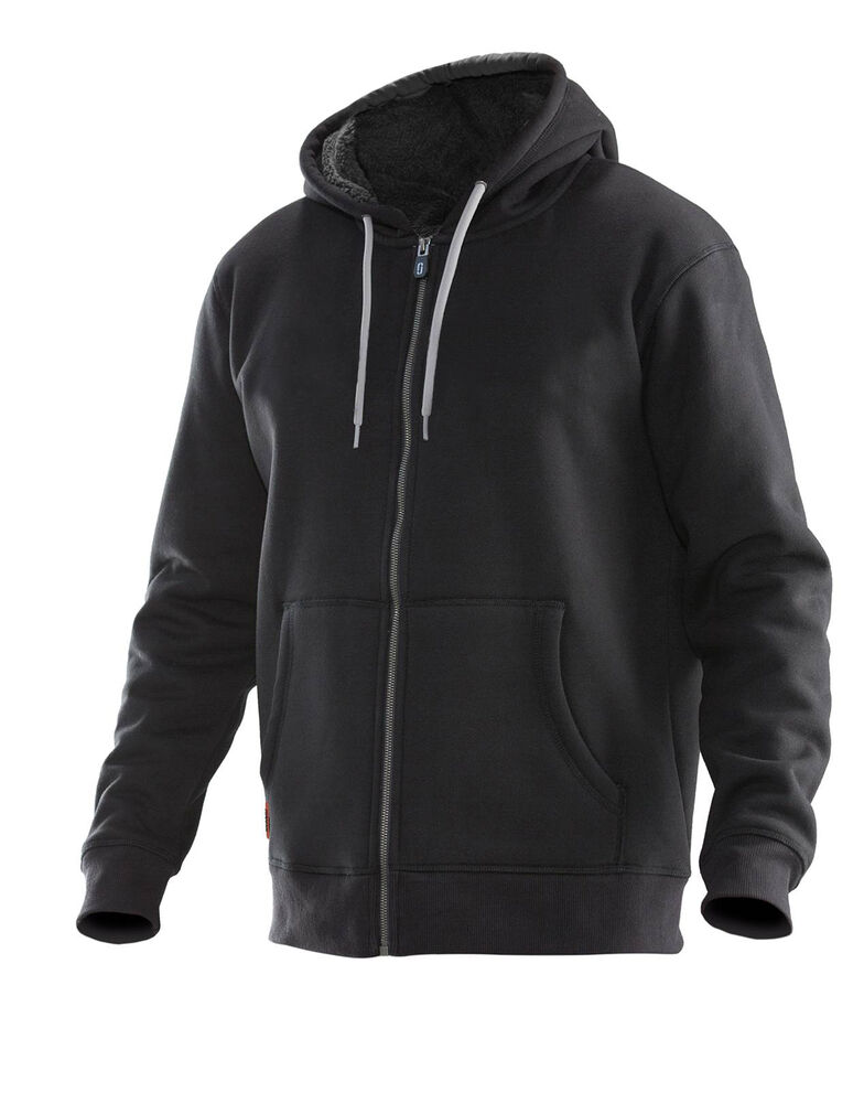 5155 vintage hoodie lined jobman jo 655155 zwart/gdonkergrijs, xs