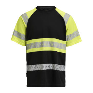 5226 t shirt hi vis jobman jo 655226 zwart/geel, 4xl