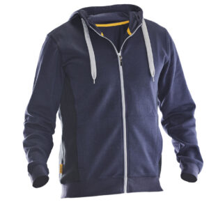 5400 sweatshirt hoodie jobman jo 655400 navy/zwart, 4xl