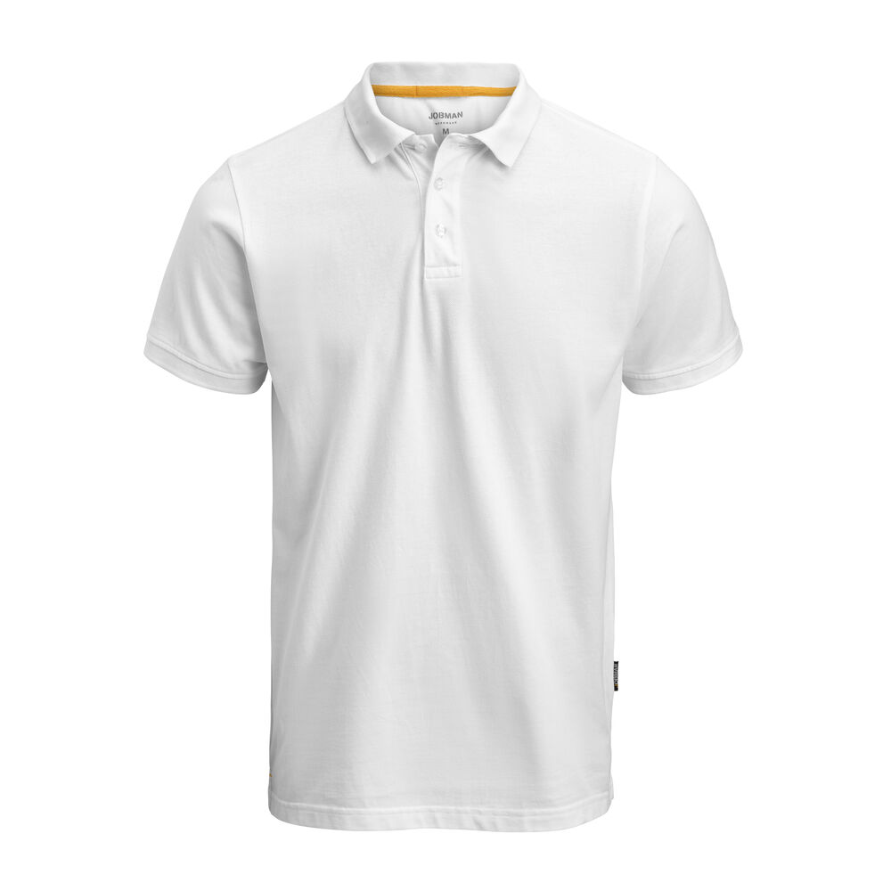 5566 polo shirt jobman jo 655566 wit, xs