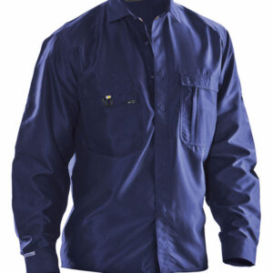 5601 shirt cotton jobman jo 655601 navy, xs