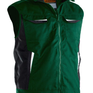 7517 service vest lined jobman jo 657517 bosgroen, xs