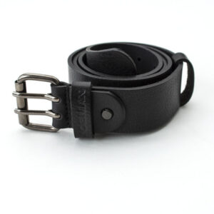 9307 leather belt jobman jo 659307 zwart, 120 cm