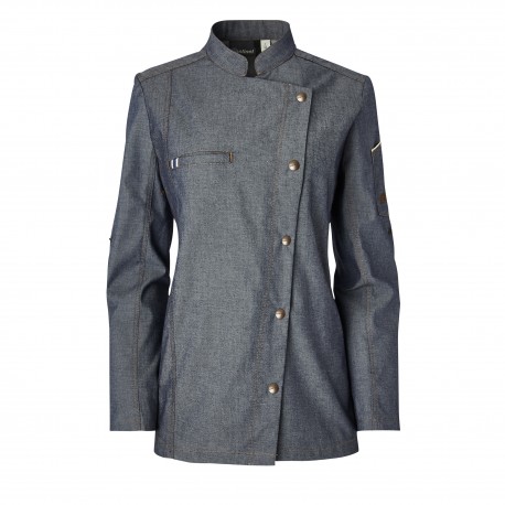 Dameskoksvestlm AUTH denim bleu - MOLINEL - 07523180146