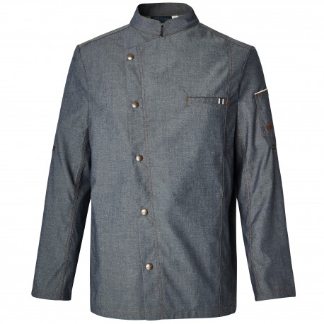 Herenkoksvest lm AUTH denim bleu - MOLINEL - 06123180146
