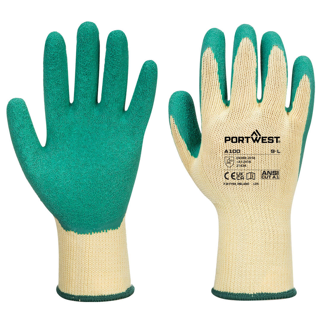 Grip 10 Latex Glv. - PORTWEST - A100