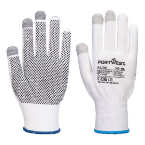 Grip 13 PVC Touchscreen Handschoen met dots (Pk12) - PORTWEST - A118