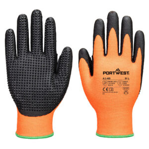 Grip 13 Nitrile High Dotted Glove - PORTWEST - A148