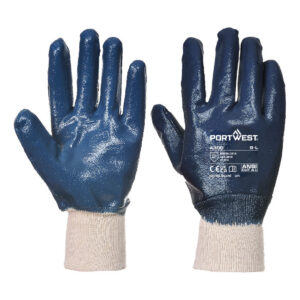 Grip 12 Nitrile Full Dipped Knitwrist Glove - PORTWEST - ab