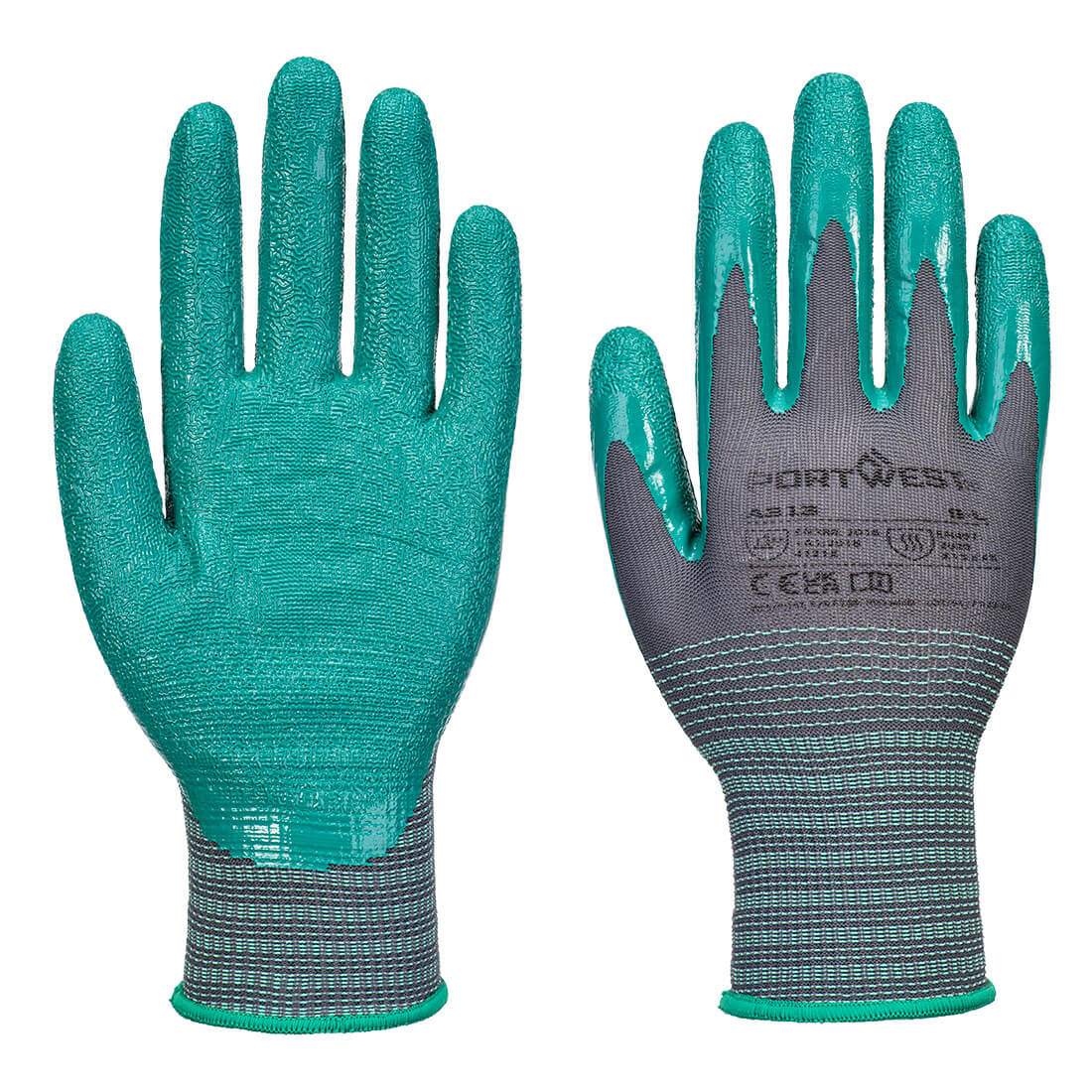 Grip 15 Nitril Gekreukte handschoen (Pk12) - PORTWEST - A313