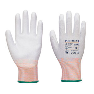 ESD Cut B13 PU Palm Glv. (Pk12) - PORTWEST - A697