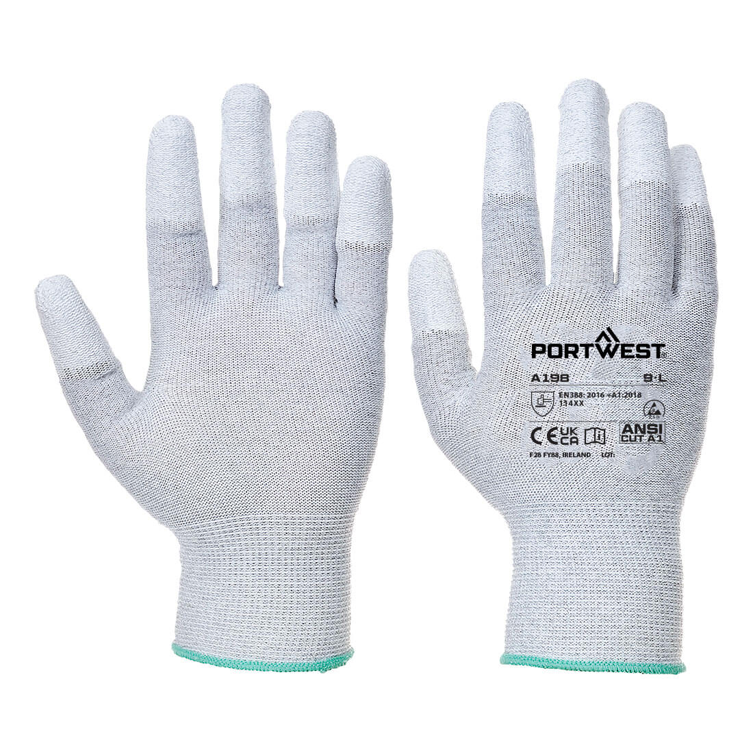 ESD 13 PU Fngr.tip Essential M/P (Pk12) - PORTWEST - AB198