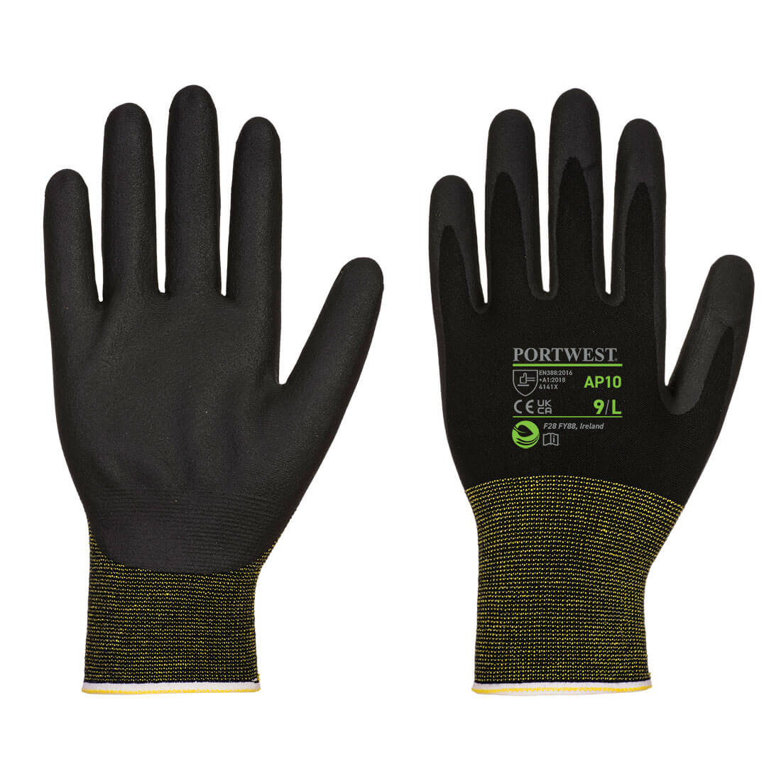 Grip 15 Foam Nitrile Bamboo Glv. (Pk12) - PORTWEST - AP10