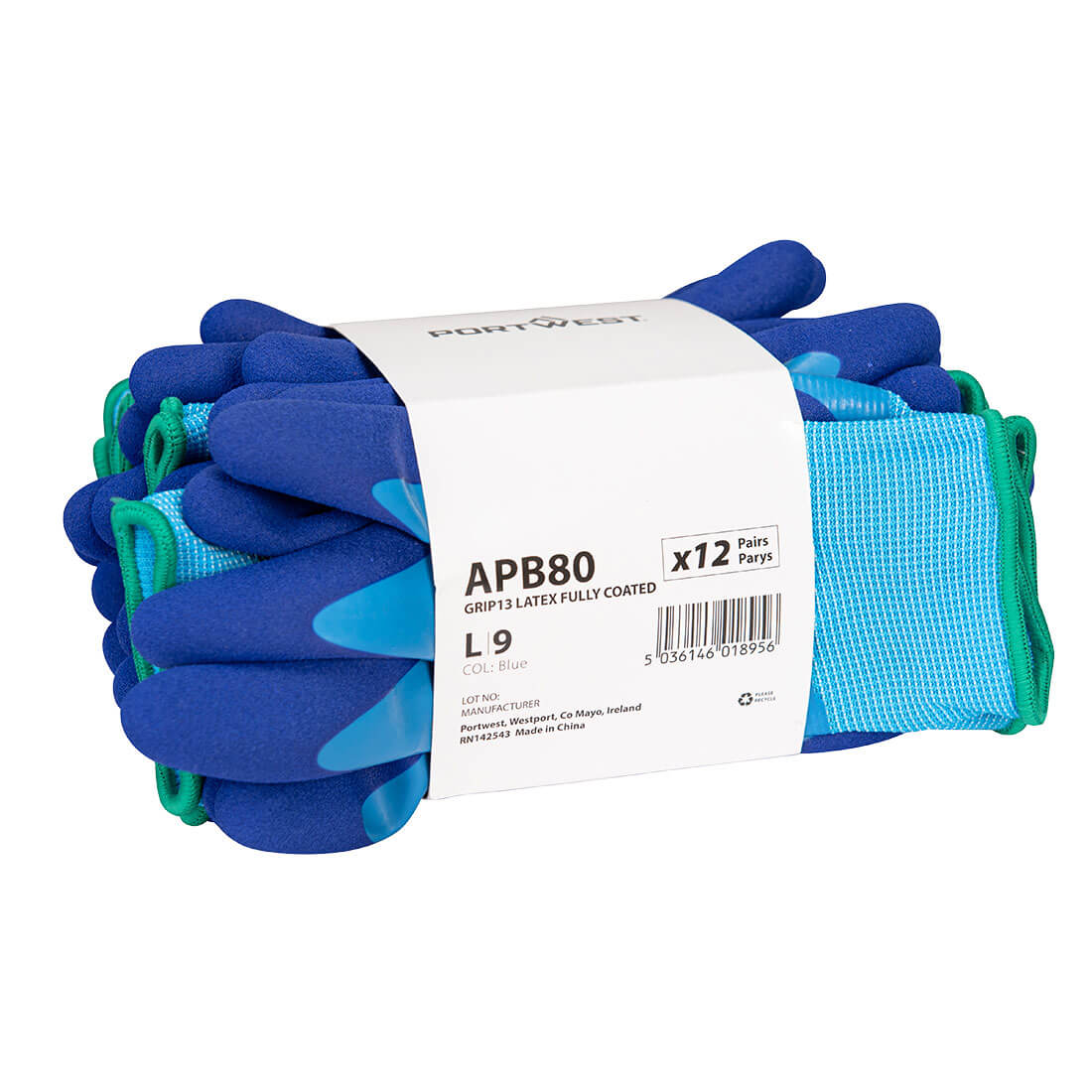 Grip 13 Latex F Essential Multipack (Pk12) - PORTWEST - APB80