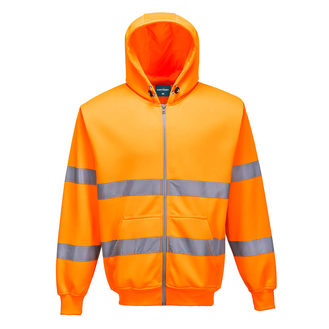 Hi-Vis Zipped Hoodie - PORTWEST - B305