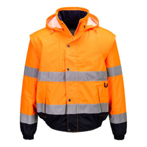 Hi-Vis 2-in-1 Contrast Bomber jas - PORTWEST - C468