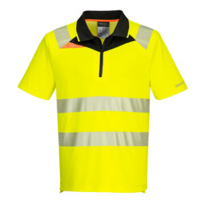 DX4 Hi-Vis Zip Polo Shirtkorte mouwen- PORTWEST - DX412
