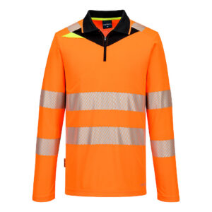DX4 Hi-Vis Zip Polo Shirtlange mouwen- PORTWEST - DX419
