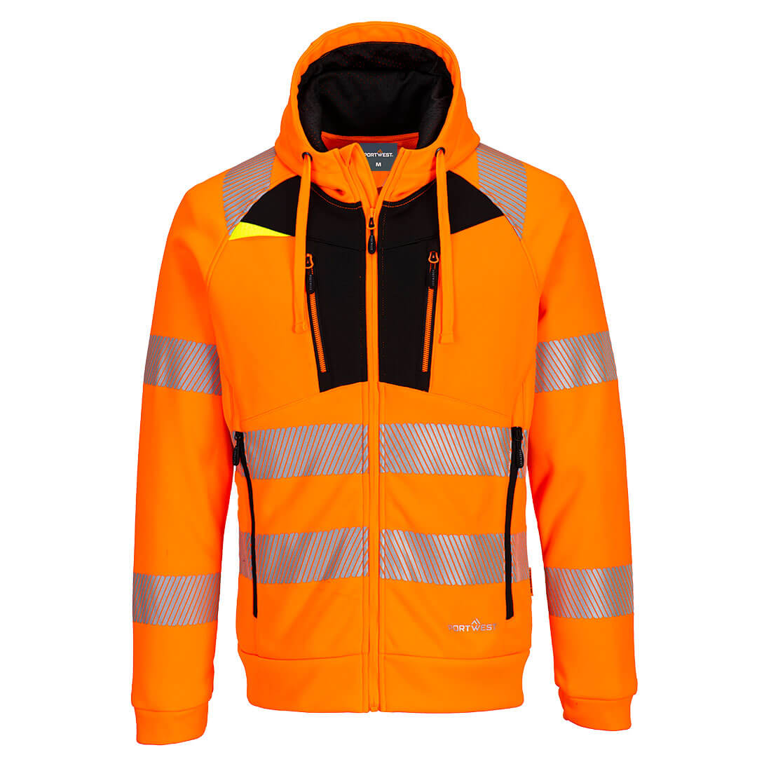 DX4 Hi-Vis Zip Hoodie - PORTWEST - DX484