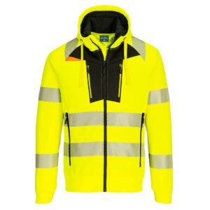 DX4 Hi-Vis Zip Hoodie - PORTWEST - DX484