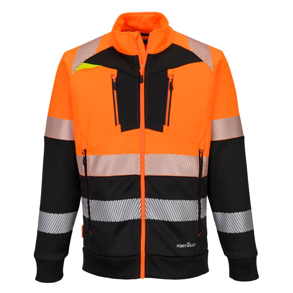DX4 Hi-Vis klasse 1 Sweatshirt met rits - PORTWEST - DX490