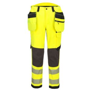 EV4 Hi-Vis stretch werkbroek met afneembare holsterzak klasse 2 - PORTWEST - EV448