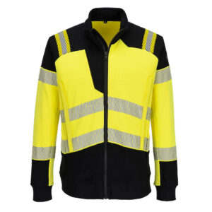 PW3 Modaflame gebreid Hi-Vis FR sweatshirt met rits - PORTWEST - FR717