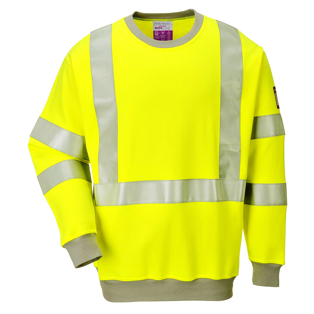 Modaflame Knit Hi-Vis FR Sweatshirt - PORTWEST - FR72