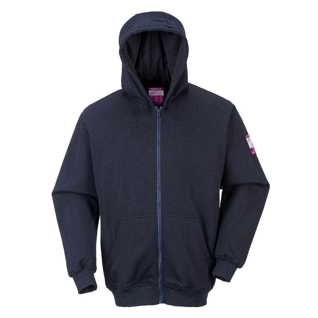 M/F Knit FR Full Zip Hooded Sweatshirt - PORTWEST - FR81