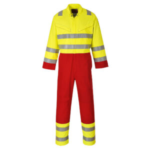 Bizflame Work Hi-Vis Contrast FR Coverall - PORTWEST - FR90