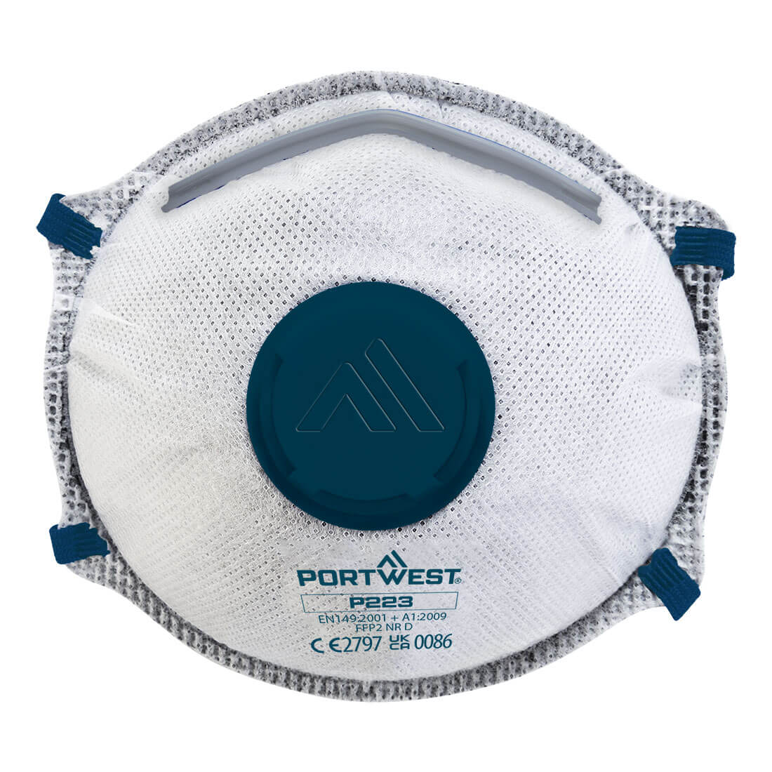 FFP2 Carbon Valved Dolomite Resp. (Pk10) - PORTWEST - P223