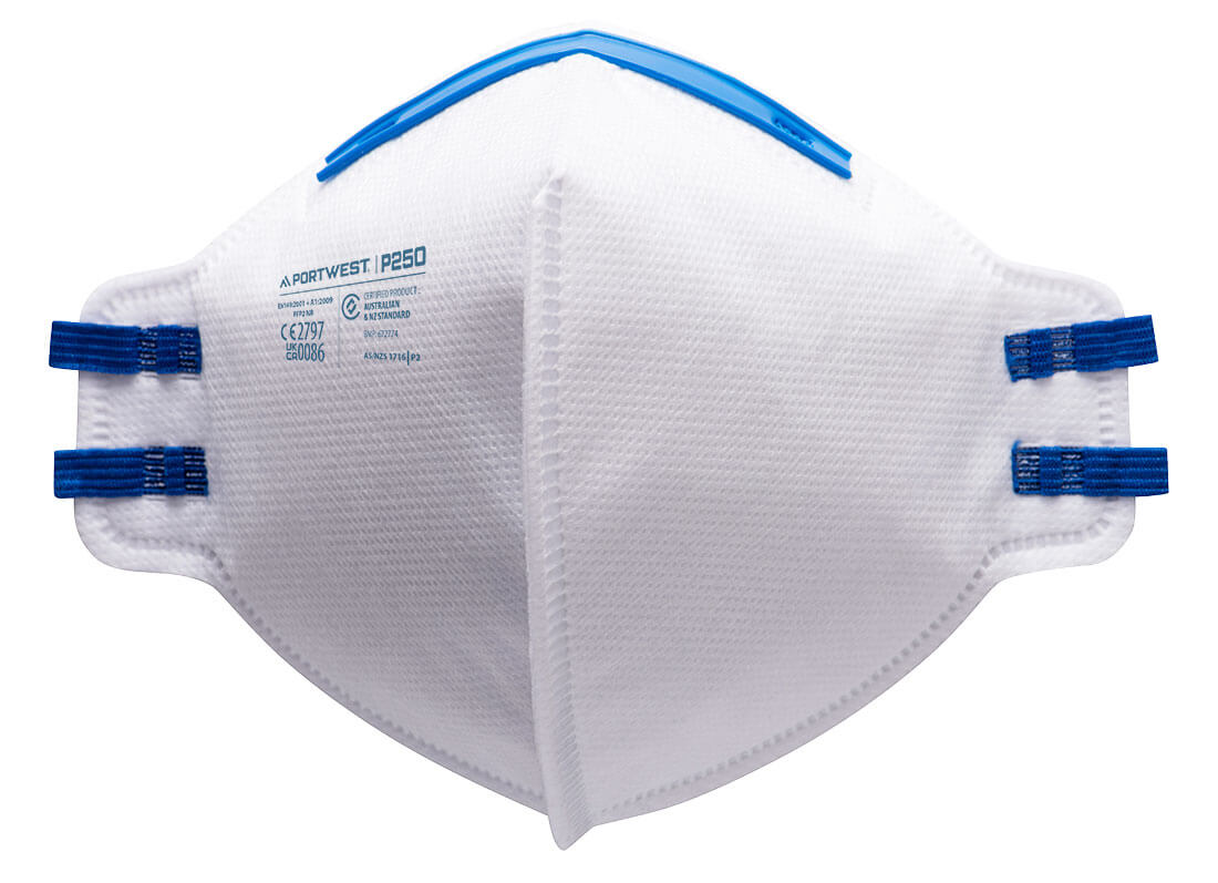FFP2 Fold Flat Respirator (Pk20) - PORTWEST - P250