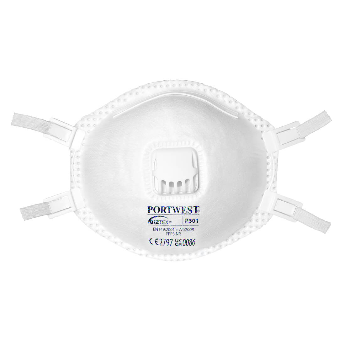 FFP3 Valved Respirator (Pk10) - PORTWEST - P301
