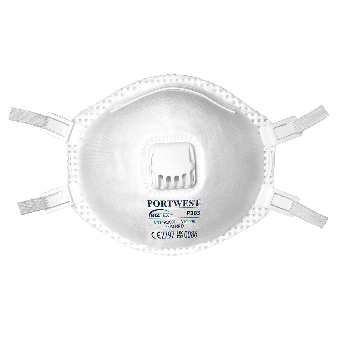 FFP3 Valved Dolomite Respirator (Pk10) - PORTWEST - P303