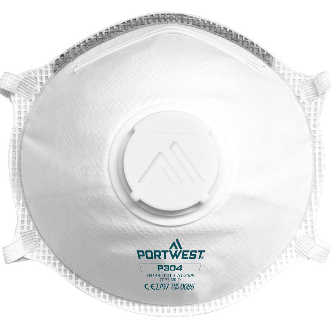 FFP3 Valved Dolomite Light Cup Resp. (Pk10) - PORTWEST - P304