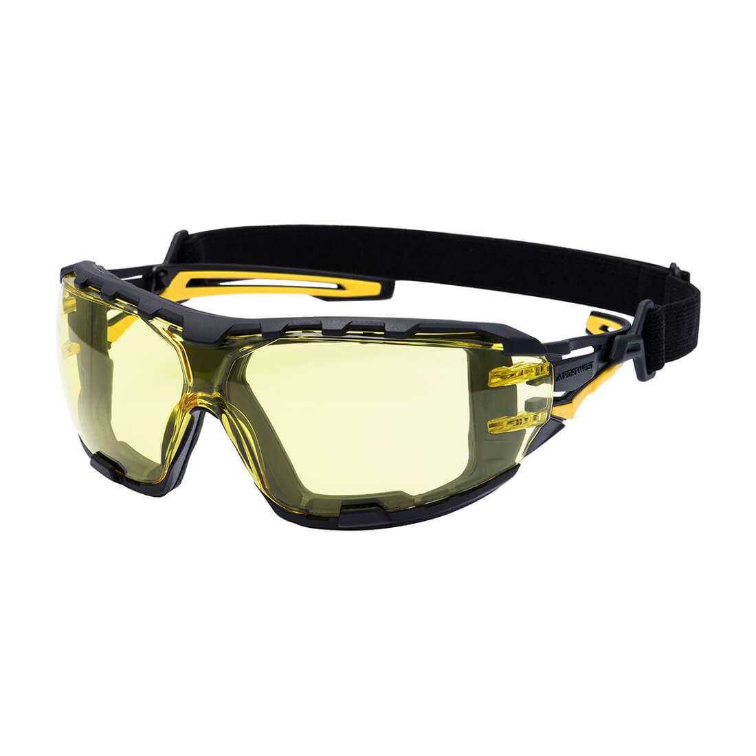 Anthracite Wraparound Plus Safety Glasses - PORTWEST - PR02