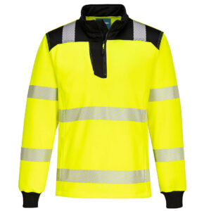 PW3 Hi-Vis 1/4 Zip Sweatshirt - PORTWEST - PW326