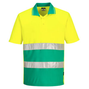 HiVis lichtgewicht contrast Poloshirt Korte Mouw - PORTWEST - S175