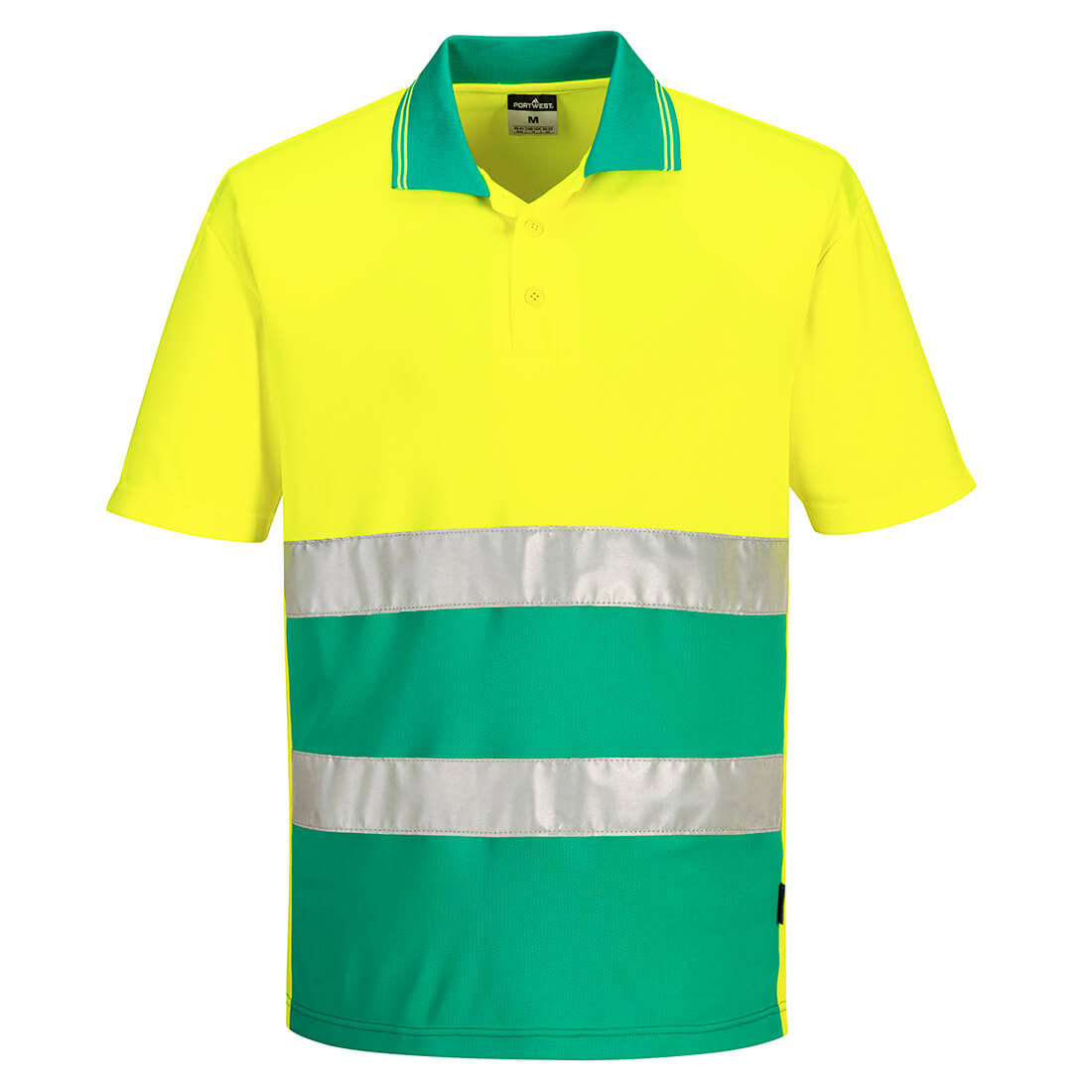 HiVis lichtgewicht contrast Poloshirt Korte Mouw - PORTWEST - S175