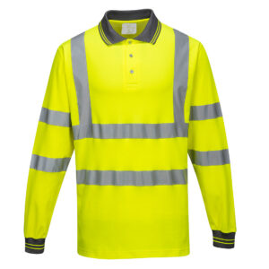 Hi-Vis Cotton Comfort Polo Shirtlange mouwen- PORTWEST - S271