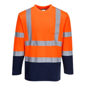 Hi-Vis Ctn Comf.Cont. T-Shirtlange mouwen- PORTWEST - S280