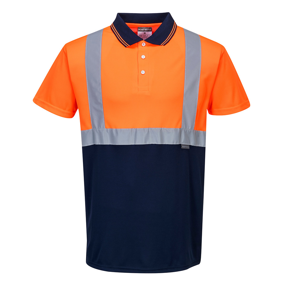 Hi-Vis Contrast Polo Shirtkorte mouwen- PORTWEST - S479