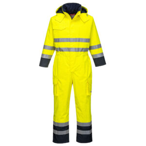 Bizflame Rain Hi-Vis Constrast FR Winter Coverall - PORTWEST - S775