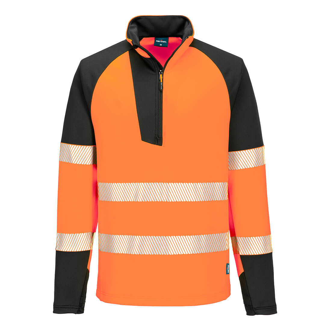 PW3 Hi-Vis Sweatshirt met 1/4 rits - PORTWEST - T172