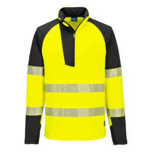 PW3 Hi-Vis Sweatshirt met 1/4 rits - PORTWEST - T172