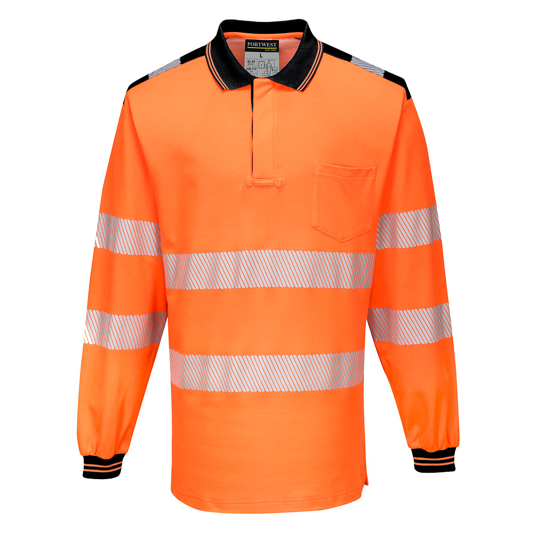 PW3 Hi-Vis Poloshirt Langemouw - PORTWEST - T184