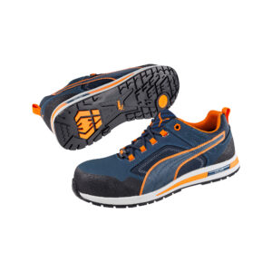 crosstwist lage veiligheidsschoen s3s puma safety pu 26283 blauw/oranje, 36