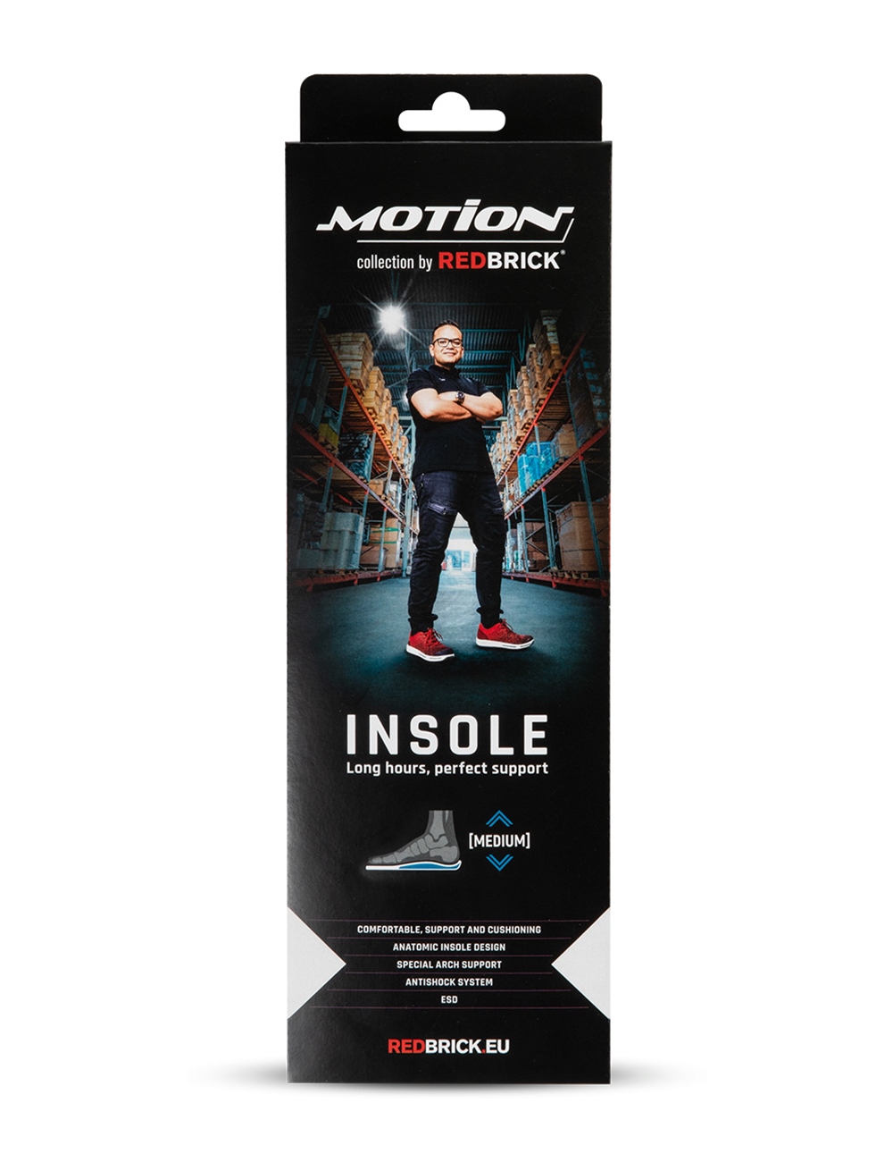 Motion inlegzools medium CE - Redbrick - ALLS1000037